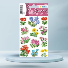 Sticker Decor, flori de munte, HERMA