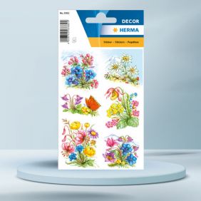 Sticker Decor, flori de munte, HERMA