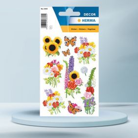 Sticker Decor, flori, HERMA
