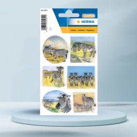 Sticker Magic, zebre, 3D, HERMA