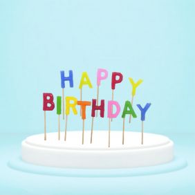 Lumanari HAPPY BIRTHDAY, 13...