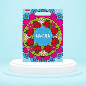 Carte de colorat pentru copii, Mandala, HAZA