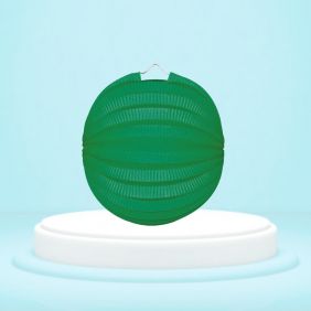Lampion din hartie, verde, 23 cm, HAZA