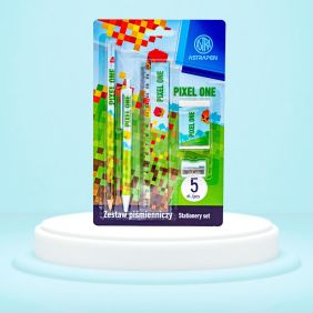 Set scolar, 5 piese, PIXEL...